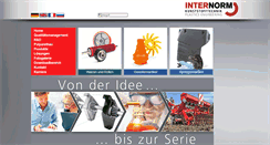 Desktop Screenshot of internorm.de