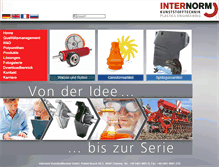 Tablet Screenshot of internorm.de